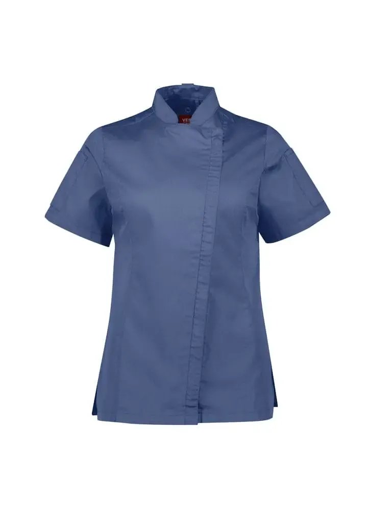 Biz Collection Womens Alfresco Short Sleeve Chef Jacket CH330LS